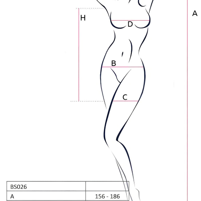 Passion BS026 - miniruha vállpántokkal (fekete) - S-L