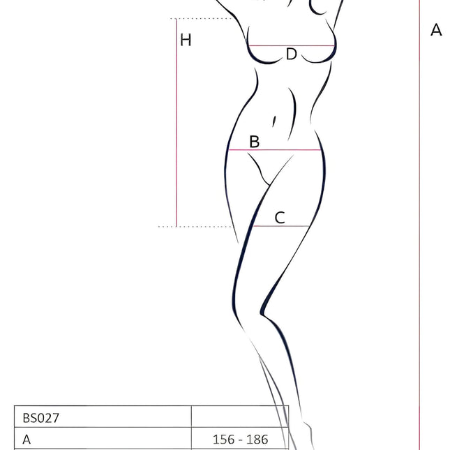 Passion BS027 - necc miniruha (fekete) - S-L