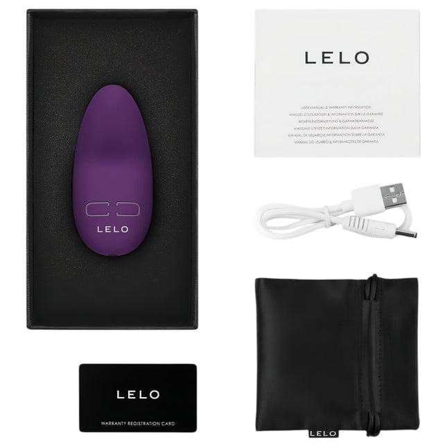 LELO Lily 3 - akkus, vízálló csikló vibrátor (sötét lila)